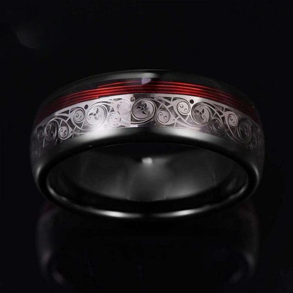 Flamme – Ring aus Wolframkarbid
