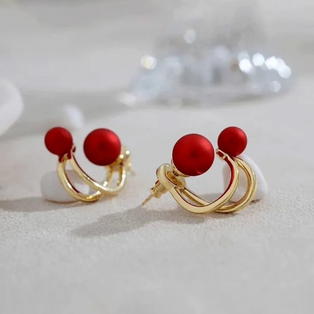 Boucles d’oreilles d’inspiration française | Or blanc
