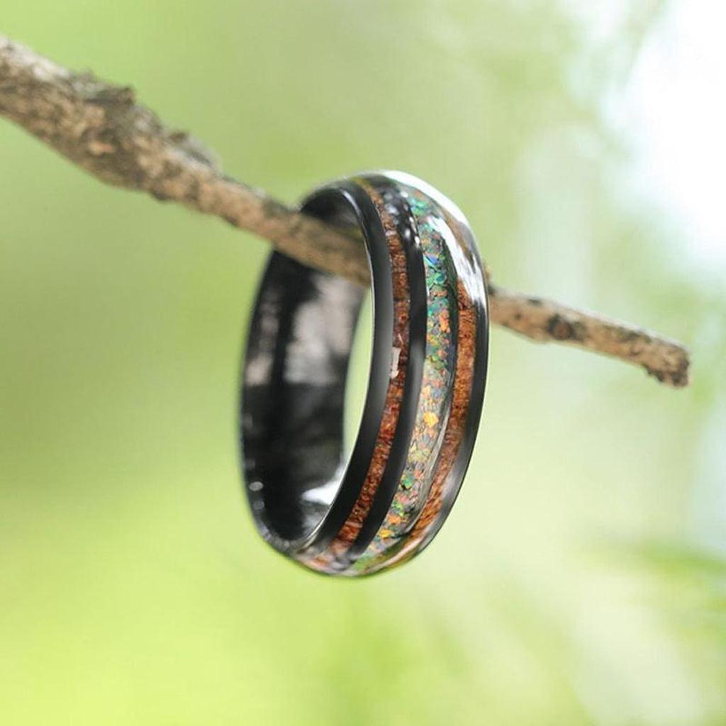 Glut – Ring aus Wolframkarbid