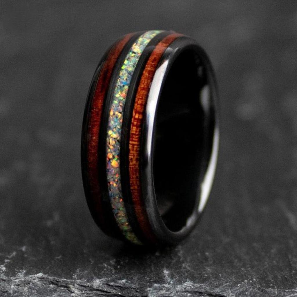 Glut – Ring aus Wolframkarbid