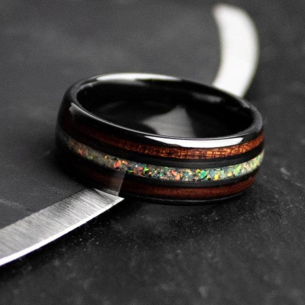 Glut – Ring aus Wolframkarbid