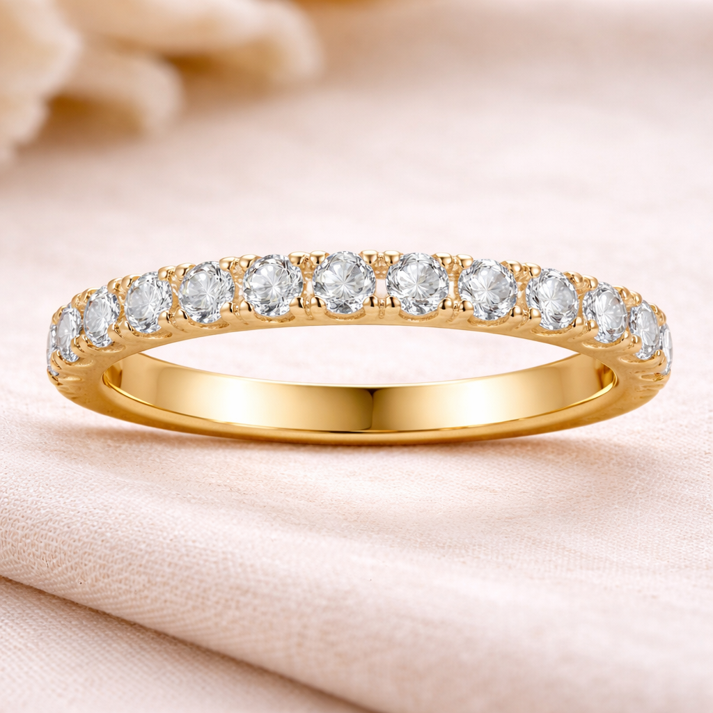 Goldene Trauringe