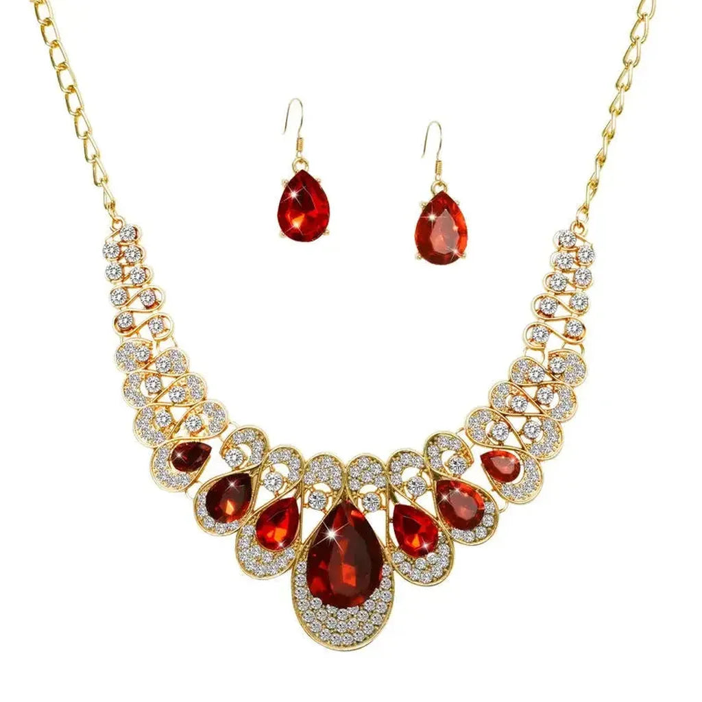 Maivina — Parure de bijoux dorée