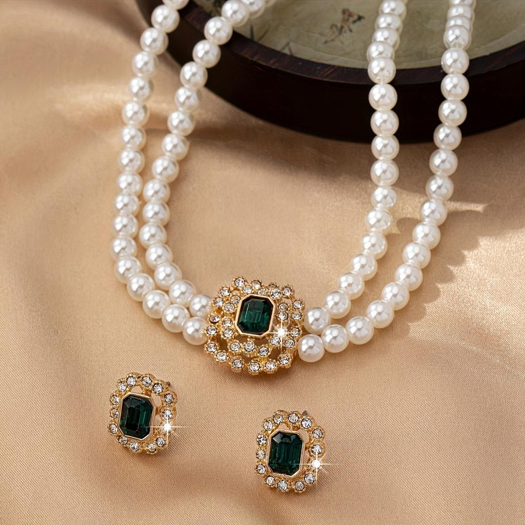 Thamyris — Parure de bijoux dorée