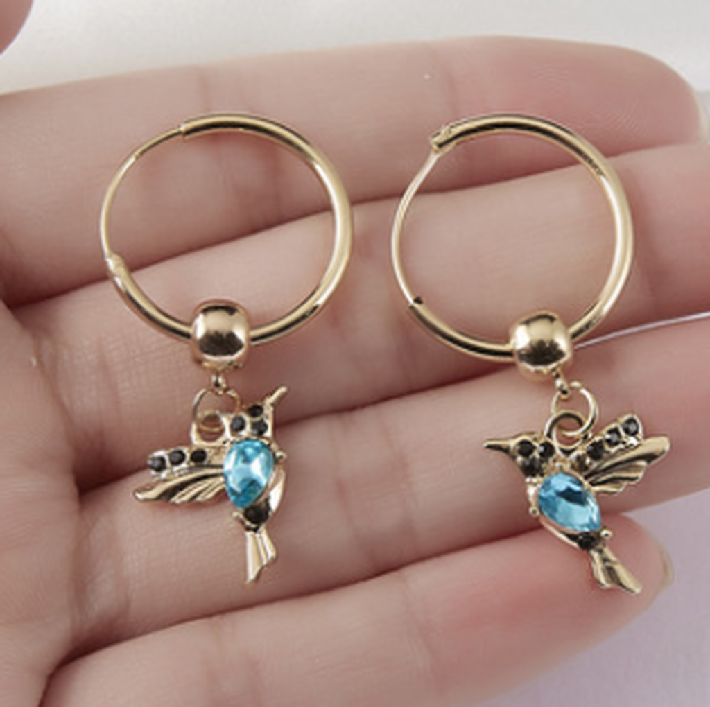 Parure Caméléon — Collier et boucles d’oreilles