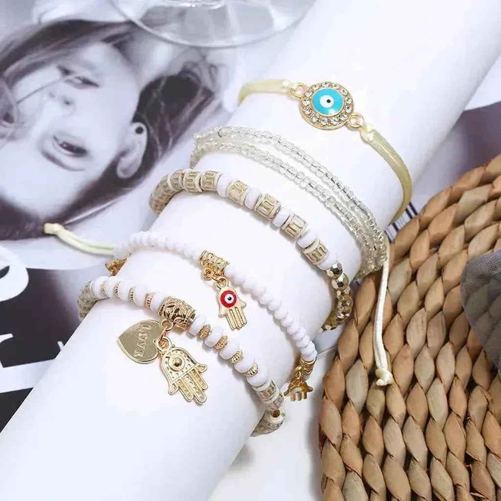 Hamsa-Armband-Set