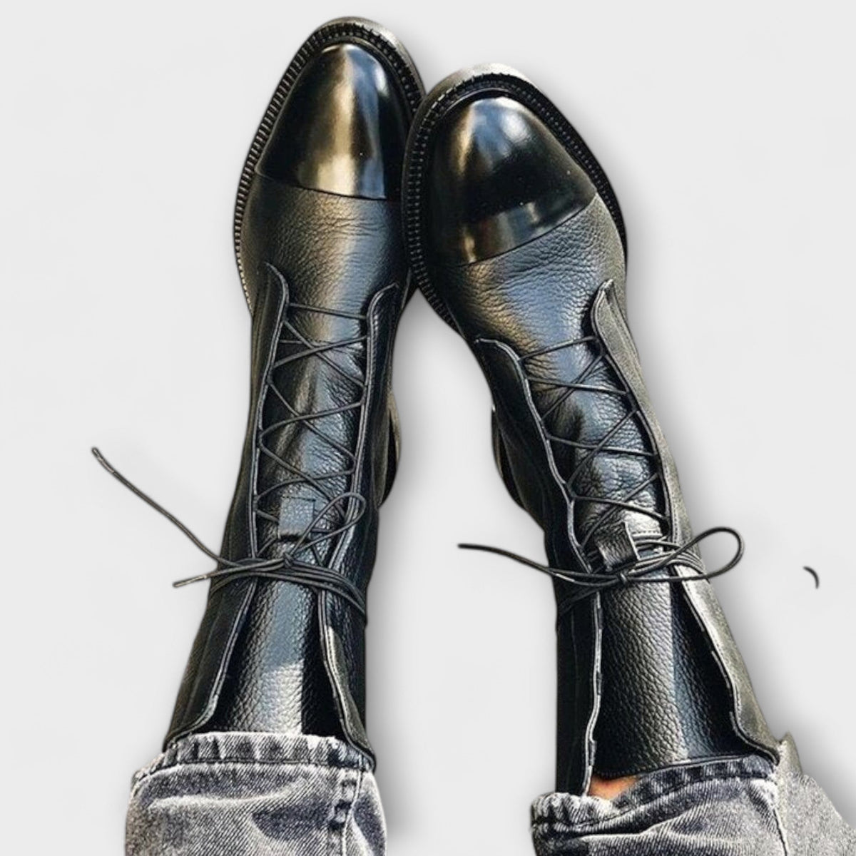 Annegret - Bottes Hautes en Cuir