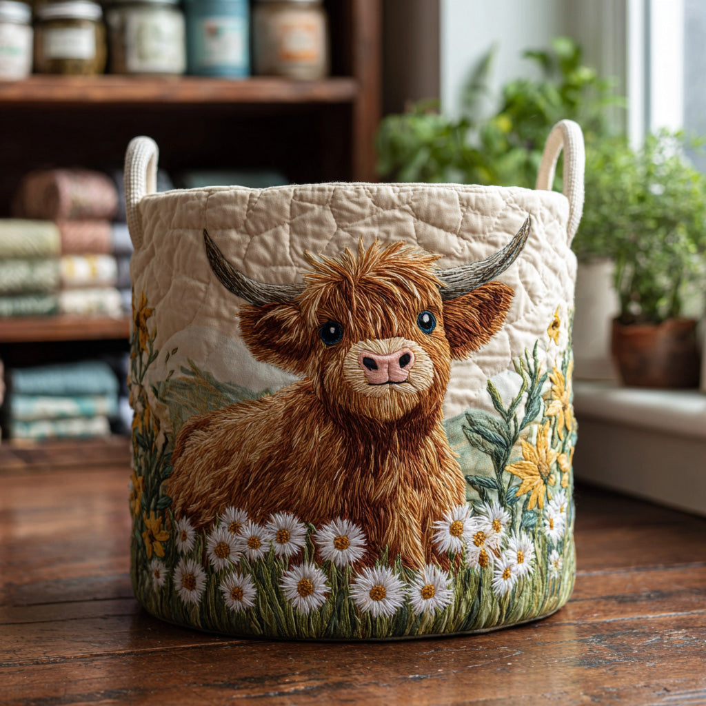 Erica | Panier de rangement matelassé