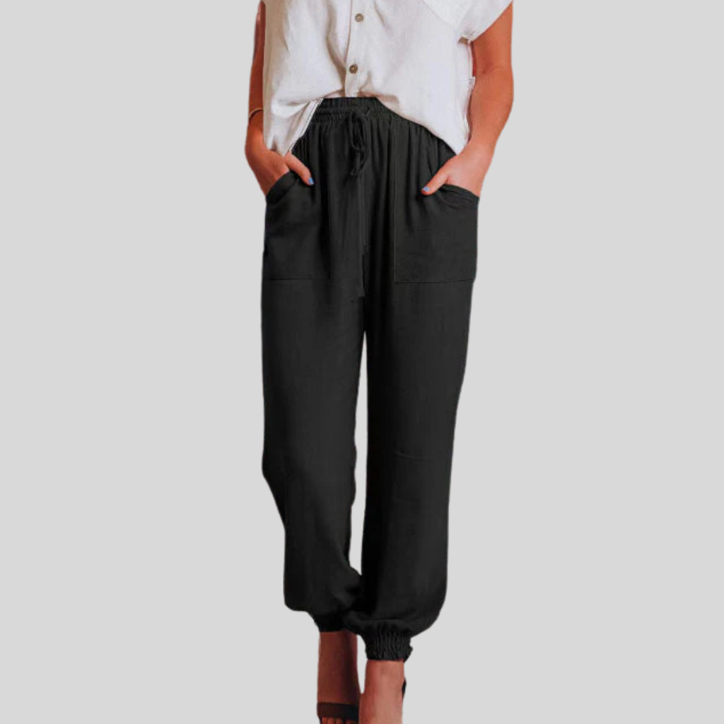 Kaeli – Pantalons Élegants à Cordon