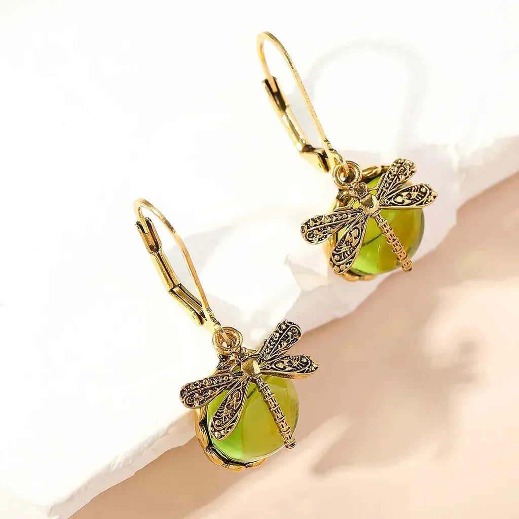 Boucles d’oreilles rondes effet or blanc vieilli