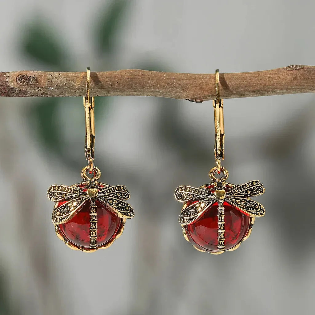 Boucles d’oreilles rondes effet or blanc vieilli