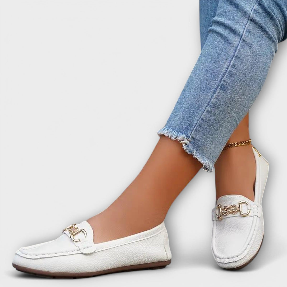 Cordula - Mocassins Noirs à Boucle