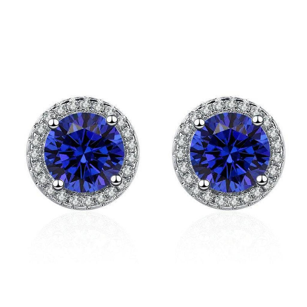 Boucles d’oreilles Lúcia Celestine effet or blanc