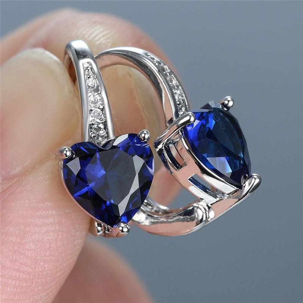 Boucles d’oreilles Lunara Cerestelle effet or blanc