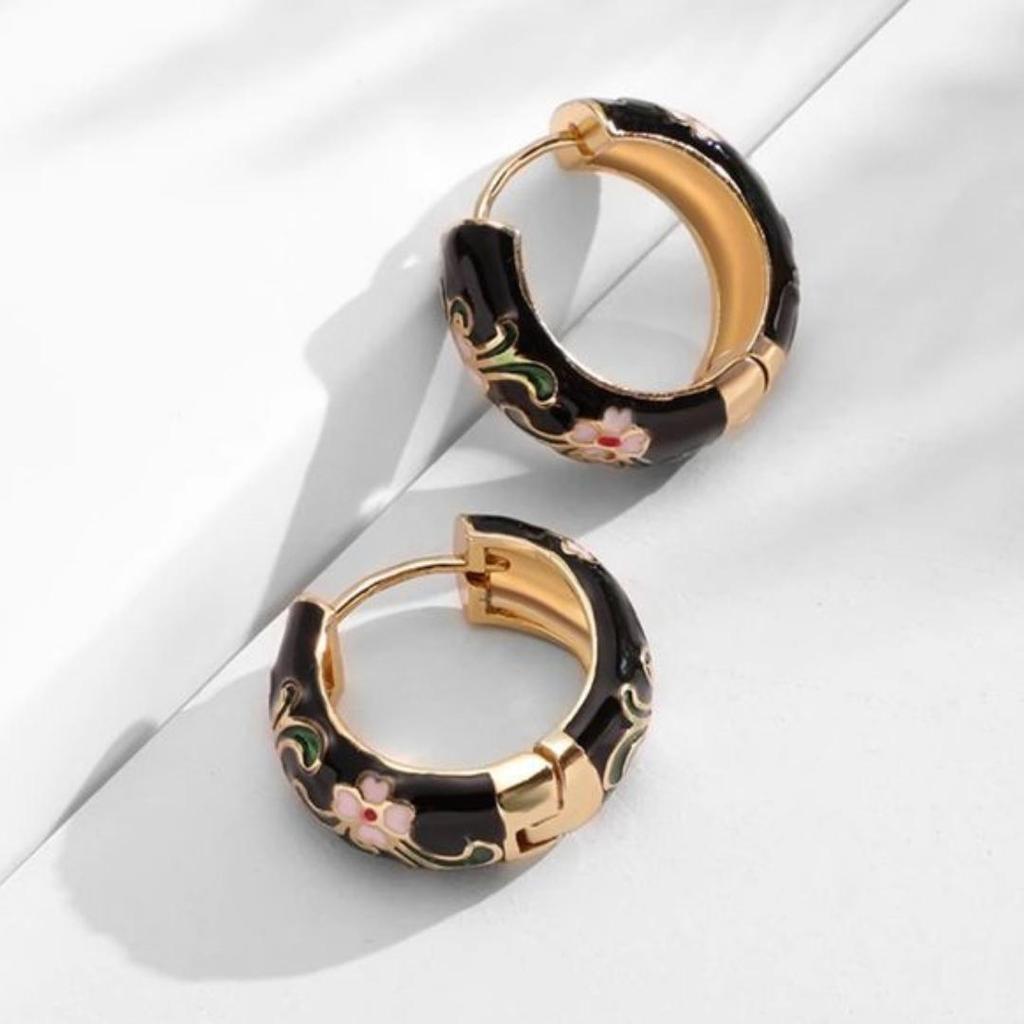 Boucles d’oreilles fleurs luxueuses