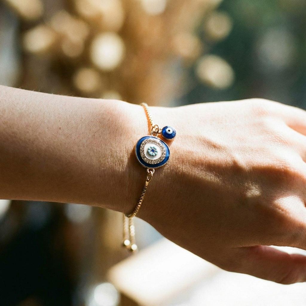 Luxuriöses Armband mit Gorgonenauge