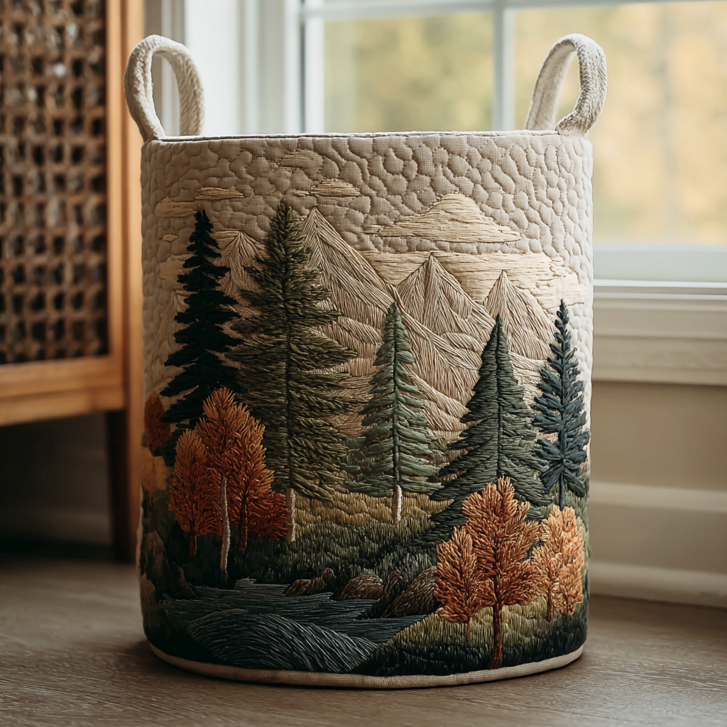 Noemi | Panier de rangement matelassé