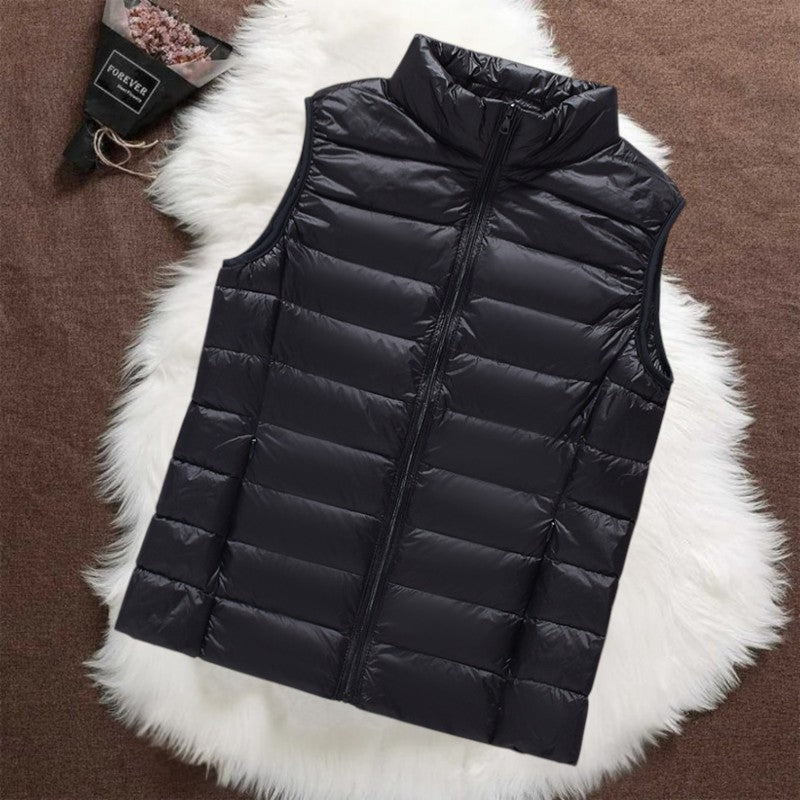 Isa - Gilet matelassé sans manches noir