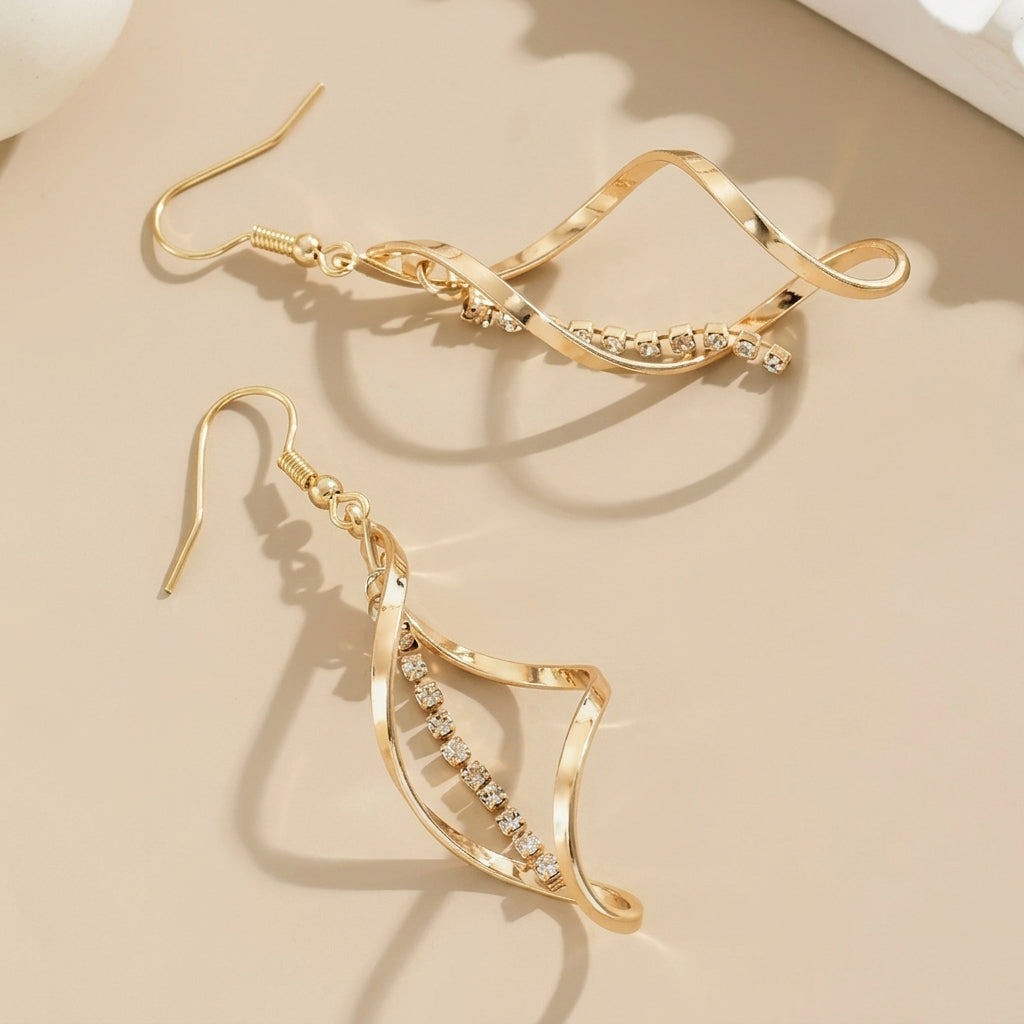 Boucles d’oreilles « Spirale solaire »