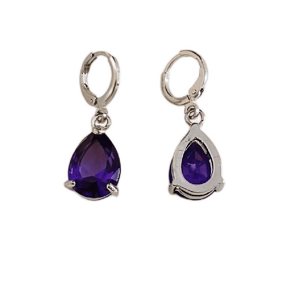 Boucles d’oreilles Tania à améthyste