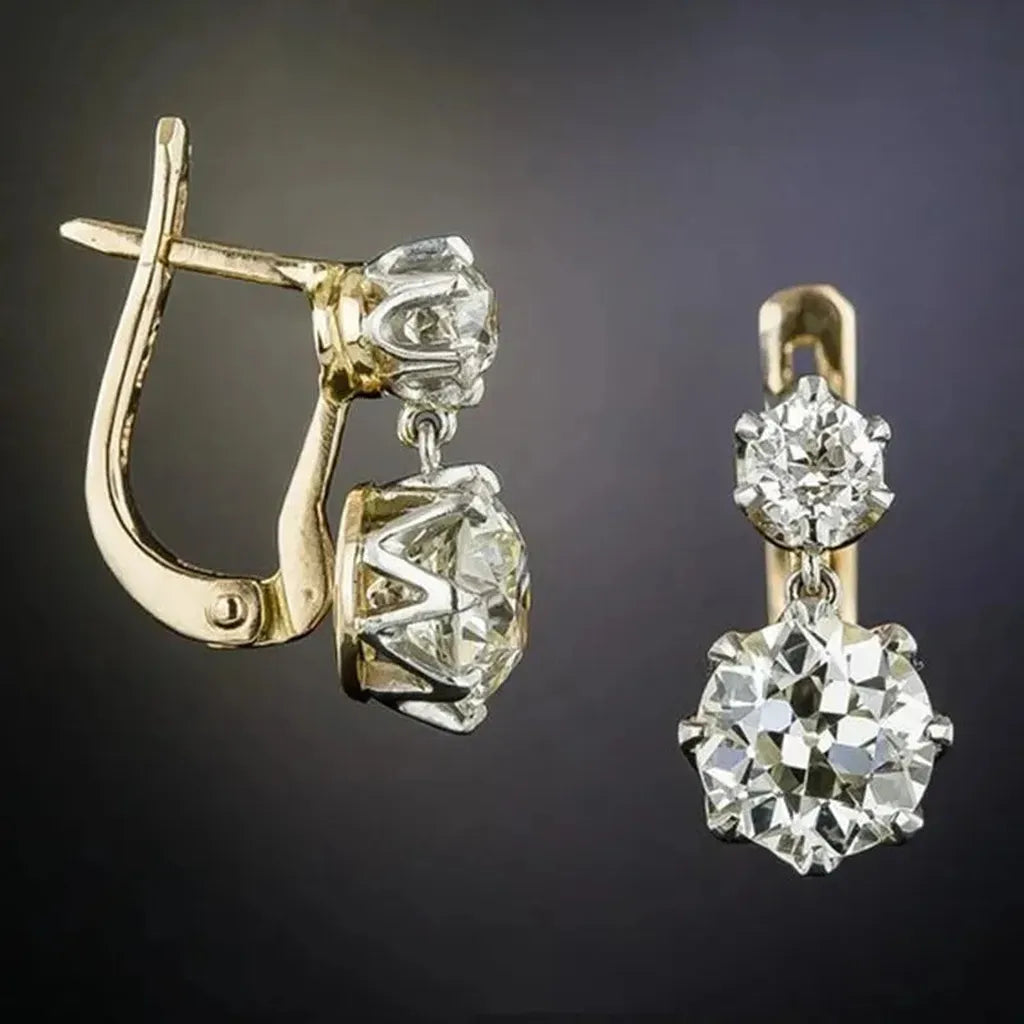 Boucles d’oreilles à zircons
