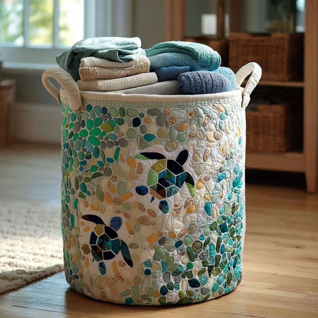 Turtleshore | Panier de rangement matelassé
