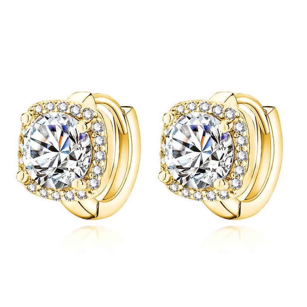 Boucles d’oreilles « Élégance carrée »