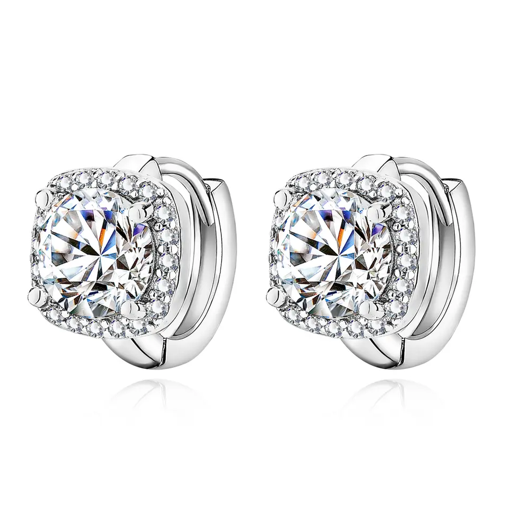 Boucles d’oreilles « Élégance carrée »