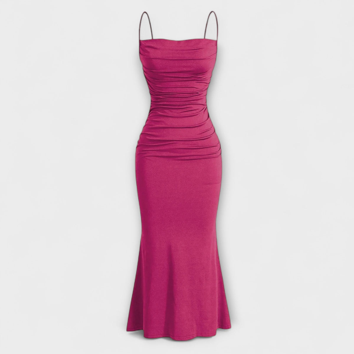 Mia Muse - Robe Longue de Fête Élégante Rose