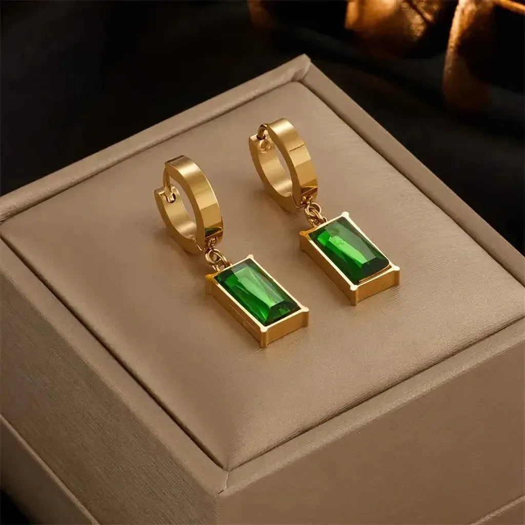 Lina Esmeralda — Parure de bijoux verte