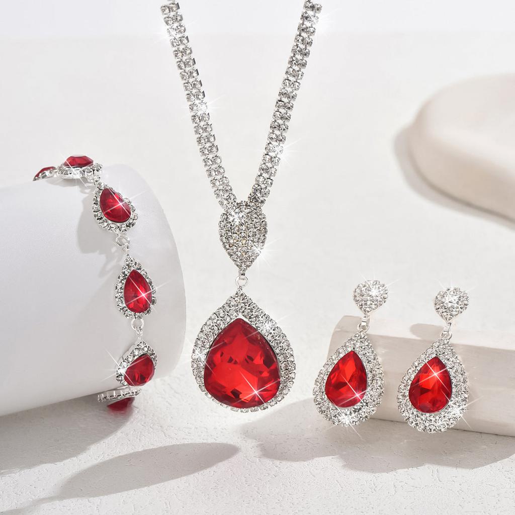 Schmuckset Thalira in Weißgold