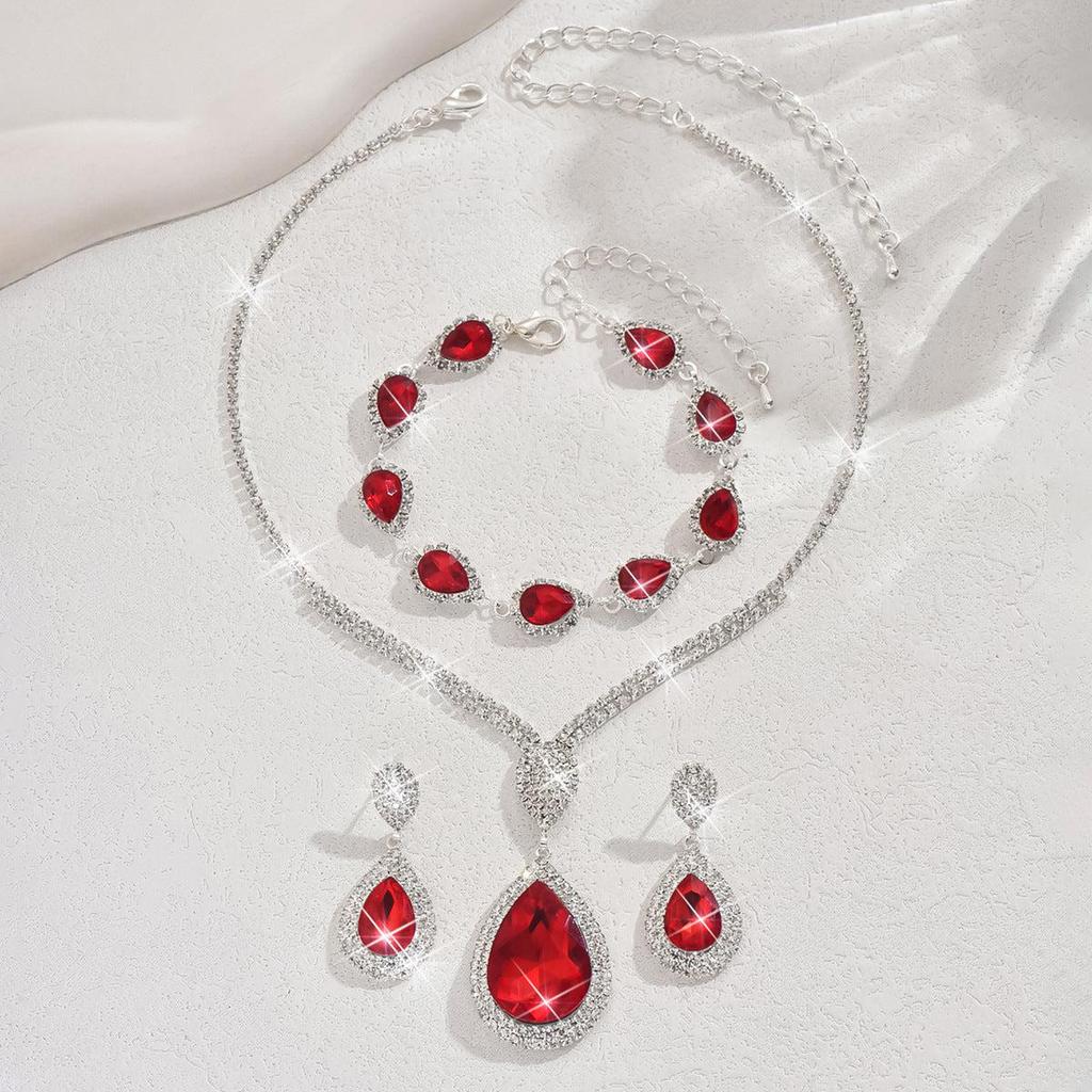 Schmuckset Thalira in Weißgold