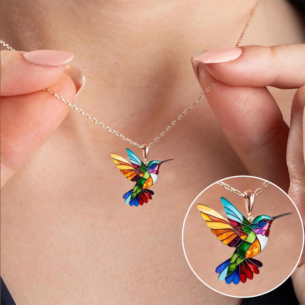Coffret hirondelle — Collier et boucles d’oreilles