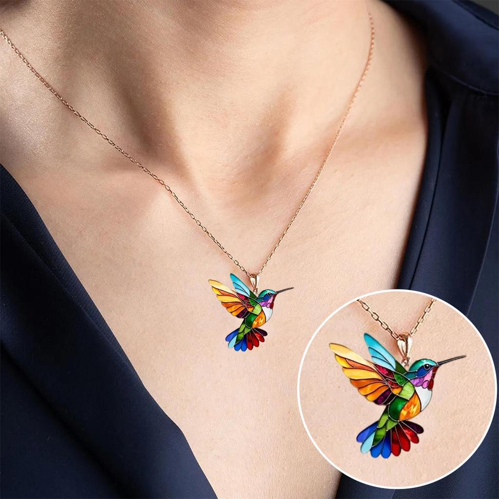 Coffret hirondelle — Collier et boucles d’oreilles