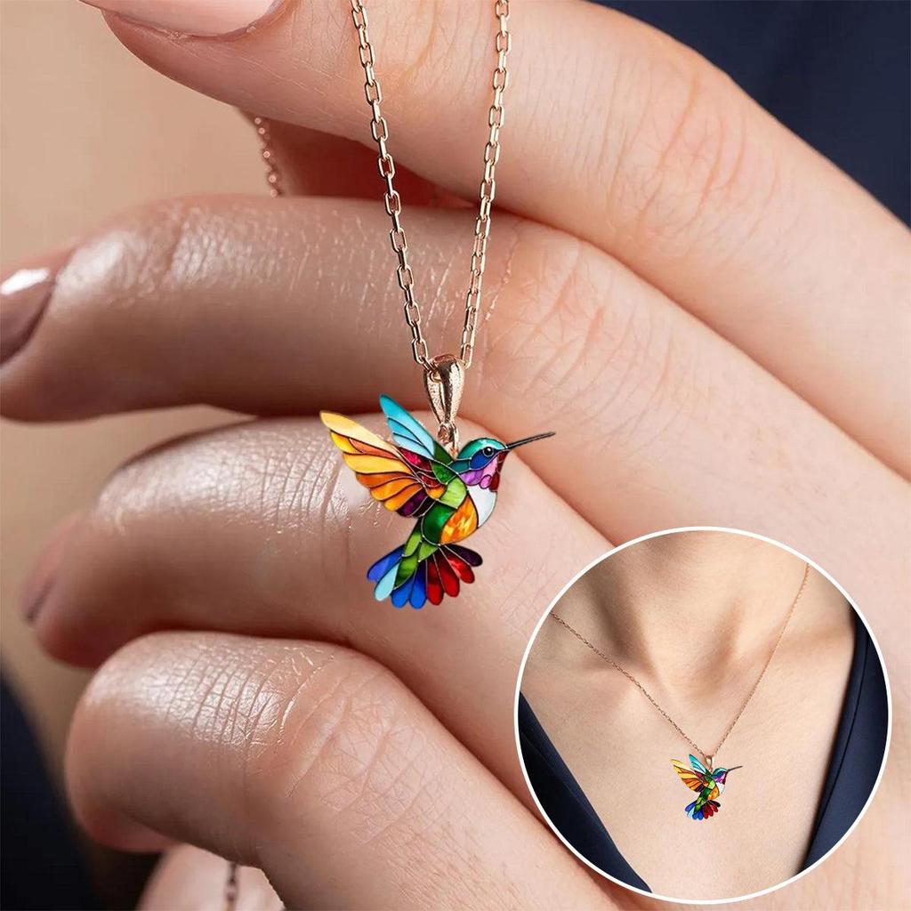Coffret hirondelle — Collier et boucles d’oreilles