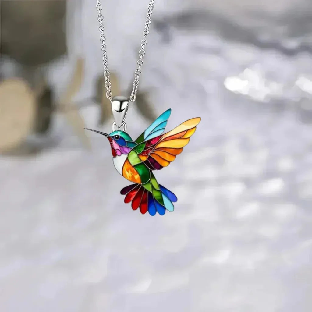 Coffret hirondelle — Collier et boucles d’oreilles