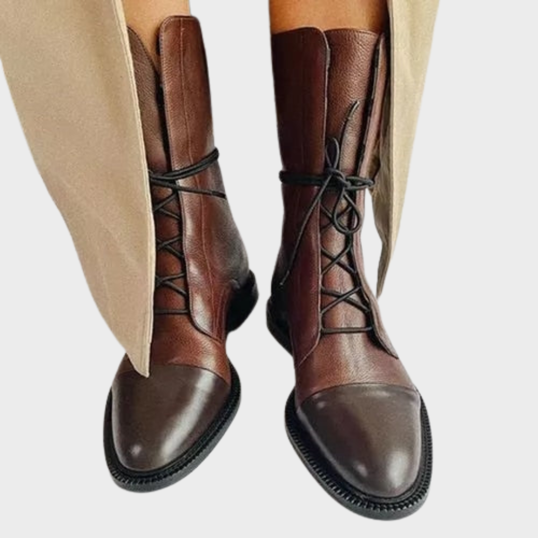 Annegret - Bottes Hautes en Cuir