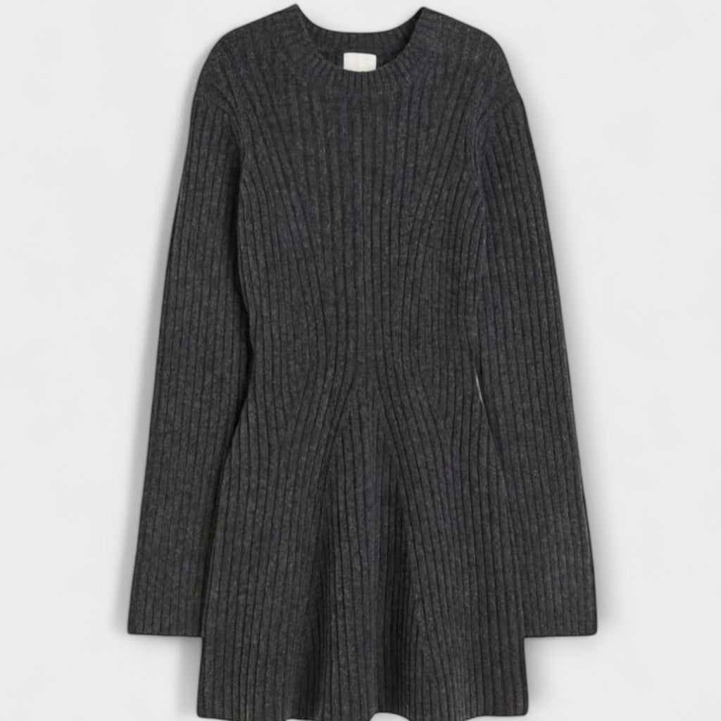 Polly - Robe Tricotée Crème