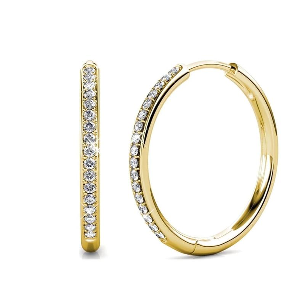 Boucles d’oreilles Sorel pavées de zircons