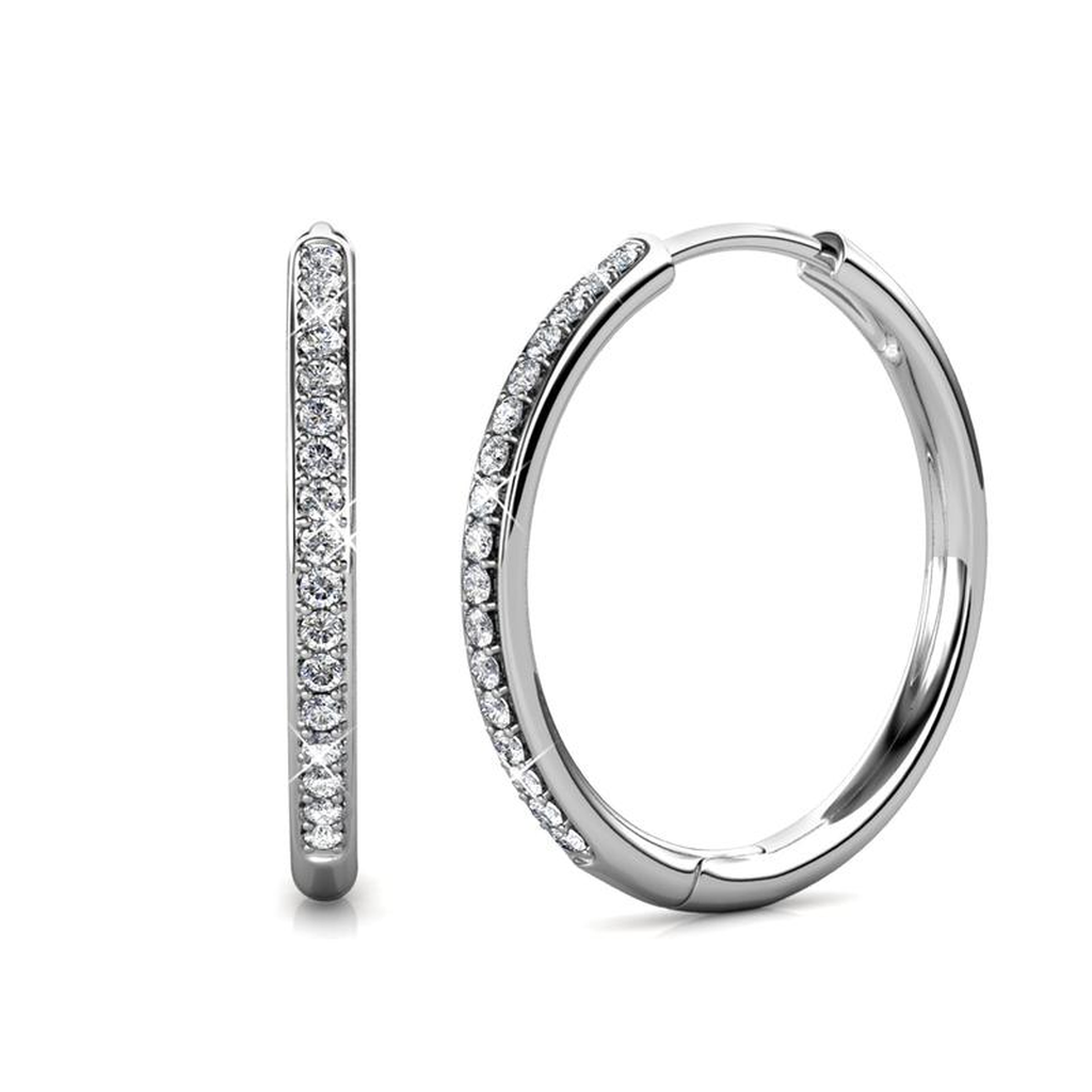 Boucles d’oreilles Sorel pavées de zircons