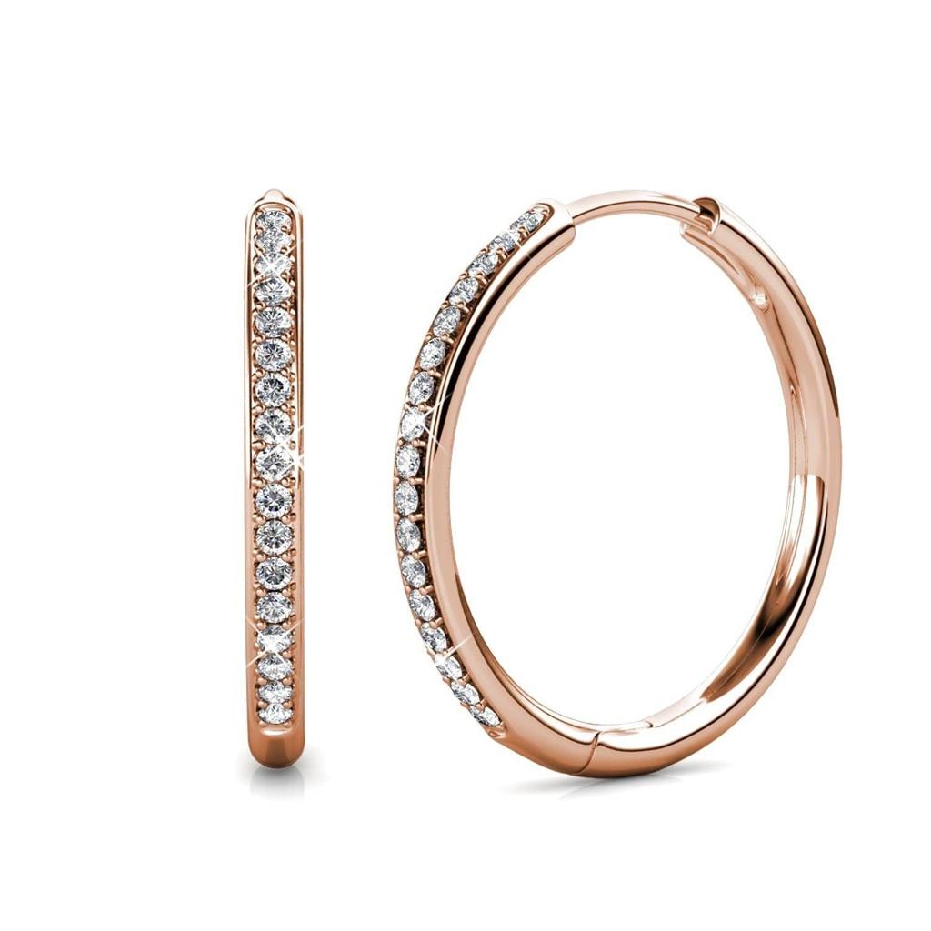 Boucles d’oreilles Sorel pavées de zircons