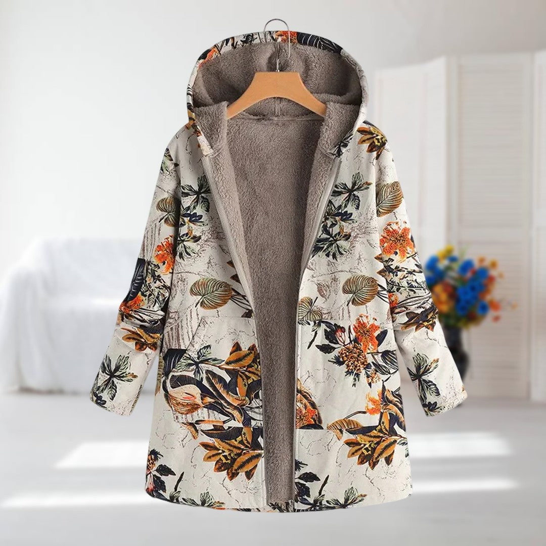 Ludovica | Manteau à Motif Botanique