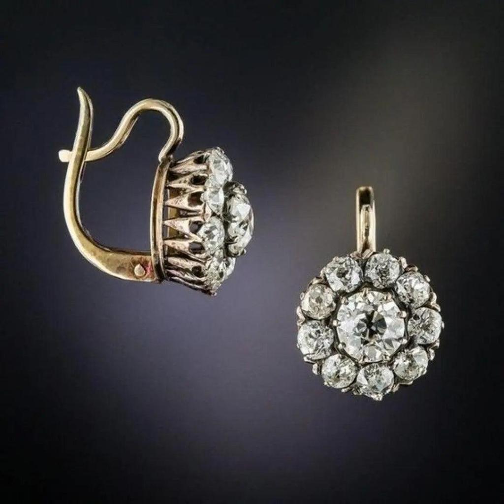 Vintage-Ohrringe in Gold