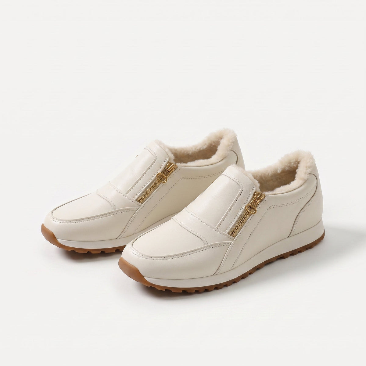 Janne - Basket slip-on chaude à double fermeture éclair