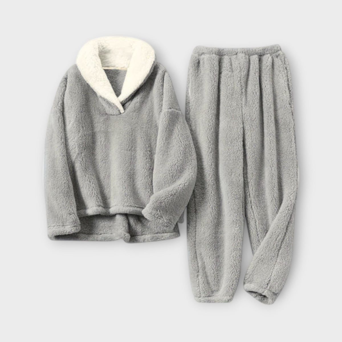 Stella - Ensemble Flanelle Douillet Gris