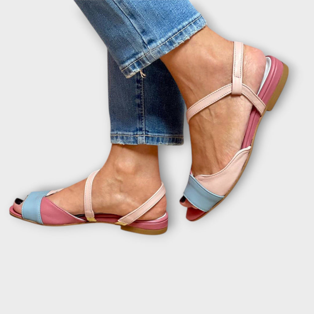Roswita - Sandalettes Slingback Colorées