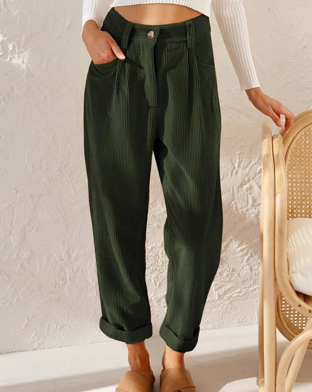 Cassidy - Pantalon Décontracté Intemporel