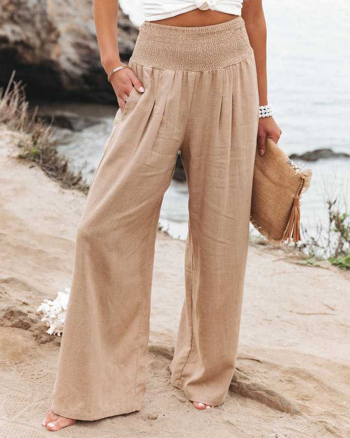 Aileen - Pantalons Large de Plage