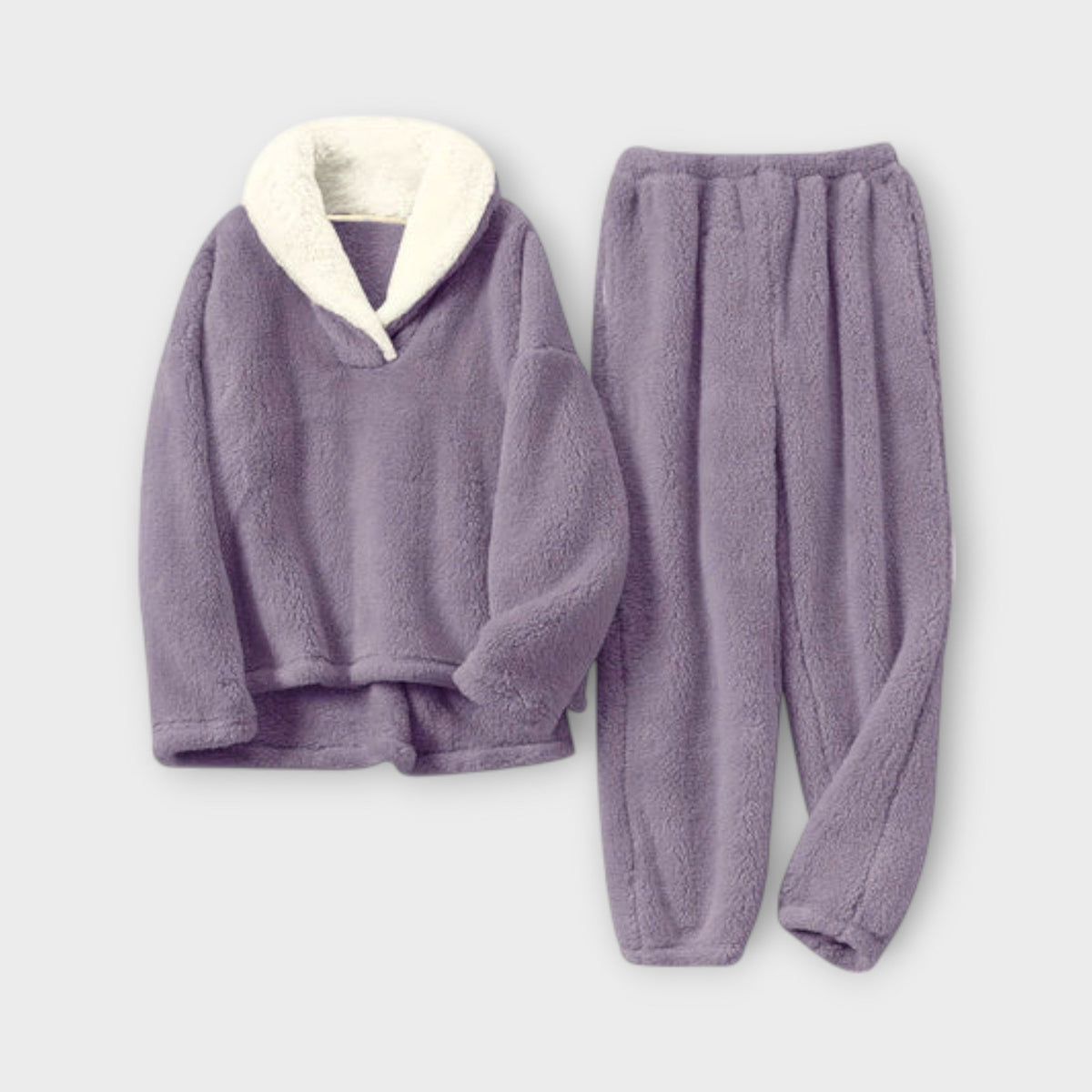 Stella - Ensemble Flanelle Douillet Gris