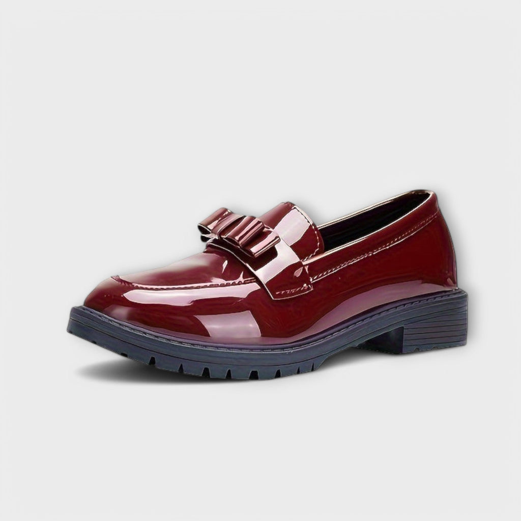 Brunhild - Mocassins Vernis Bordeaux